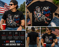 Chill the Fourth Out Shirt – Funny Patriotic Skeleton Beer Graphic Tee, 4th of July USA Summer T-Shirt