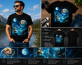 Golden Retriever Moonlight Fantasy Shirt – Dreamy Dog Lover Night Sky Graphic T-Shirt