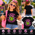 Later Fourth Grader Funny Alligator Last Day of School T-Shirt for Girls – 4th Grade Graduation Tee