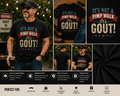 It's Not a Pimp Walk It's Gout Funny Gout Awareness T-Shirt | Vintage Humor Graphic Tee for Men