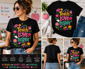 Teach Love Inspire Shirt – Retro Floral Teacher T-Shirt