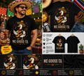 Me Goose-Ta Funny Mariachi Goose T-Shirt – Mexican Guitar Goose Graphic Tee
