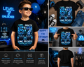 I Was 6 Now I’m 7 Gamer Birthday Shirt – Level 7 Unlocked Gaming T-Shirt – 7th Birthday Gamer Boy Tee – Video Game Birthday Shirt