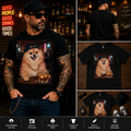 Funny Party Pomeranian T-Shirt – Cool Drinking Dog Graphic Tee for Dog Lovers