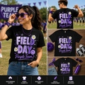 Purple Team Field Day Shirt – Cute School Spirit Matching T-Shirt for Students & Teachers