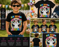 Six Seven Bruh Easter Bunny T-Shirt – Funny Rainbow Rabbit Graphic Tee for Kids