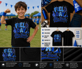 Field Day Blue Team Shirt | #1 Blue Team School Field Day T-Shirt for Kids, Students & Teachers