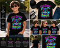 Six Seven Bruh Neon Bunny T-Shirt – Funny Retro Rabbit Graphic Tee for Kids & Teens