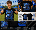 Field Day Blue Team Shirt for Kids & Teachers – Fun School Sports Day Team Spirit T-Shirt