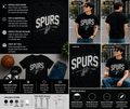 Vintage Spurs Basketball T-Shirt – Retro 3D Pixel Style San Antonio Fan Tee
