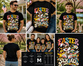 Easter Squad Shirt, Funny Easter Bunny Tee, Cute Easter Egg Graphic T-Shirt, Matching Family Easter Shirts, Retro Bunny Chick Spring Tee