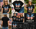 America 250 Patriotic Butterfly T-Shirt – USA 250th Anniversary 1776–2026 Independence Day Tee