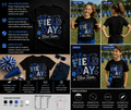 Field Day Blue Team Shirt for Kids & Teachers – Cute School Sports Day Graphic Tee