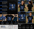 Field Day Blue Team Shirt for Kids & Teachers – Fun School Spirit Day Graphic Tee