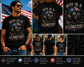 WTF Is A Kilometer? Funny Patriotic Pilot Helmet T-Shirt – American Freedom Humor Graphic Tee for Men & Women