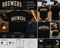 Brewers Est. 1970 Vintage Baseball Fan Graphic T-Shirt