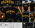 Brewers Vintage Baseball Glove Graphic T-Shirt – Retro Milwaukee Baseball Fan Tee