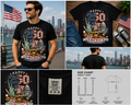 America 250th Anniversary Shirt, Happy 250 USA 1776–2026 Patriotic Tee, 4th of July Semiquincentennial T-Shirt