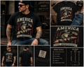 America Still Unsupervised Shirt, Funny Patriotic Frog Tee, Retro 4th of July T-Shirt, USA Independence Day Graphic Shirt