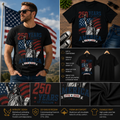 250 Years of Freedom America 1776–2026 Patriotic Statue of Liberty T-Shirt